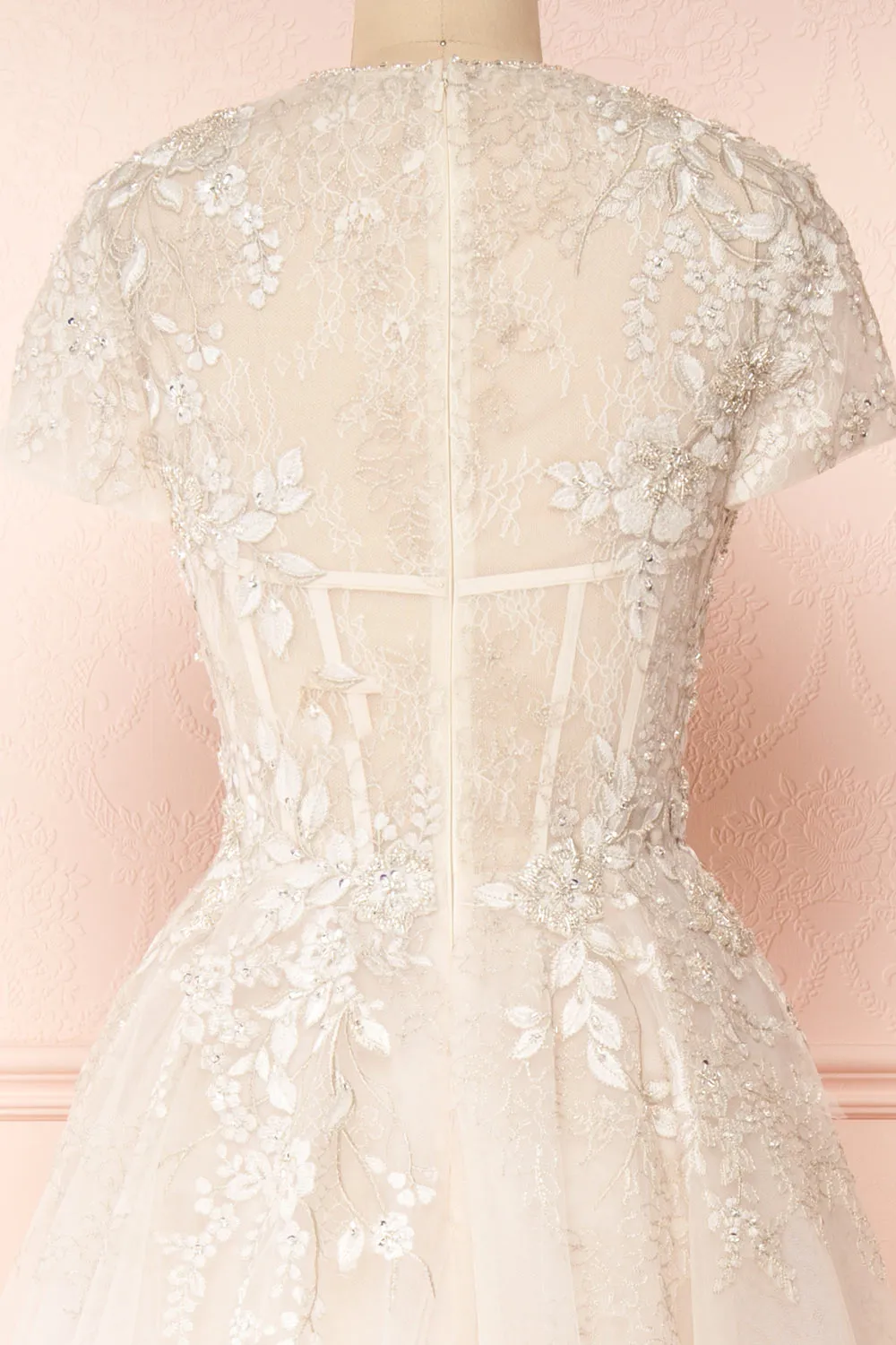 Amina | Embroidered A-Line Bridal Dress