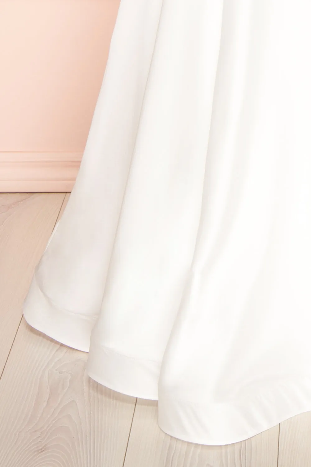 Ariane | White Strapless Bridal Dress