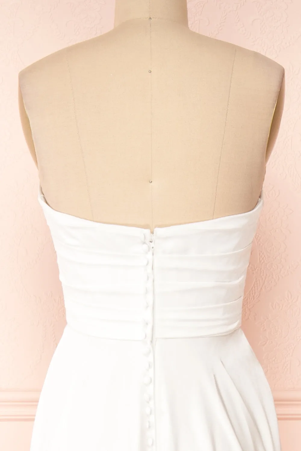 Ariane | White Strapless Bridal Dress