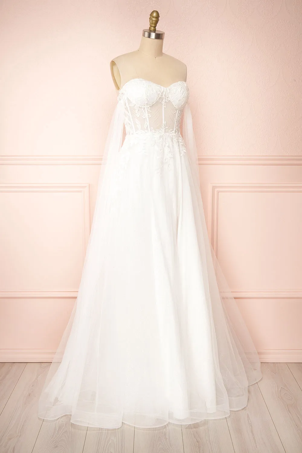 Cossette | Strapless Corset Maxi Dress