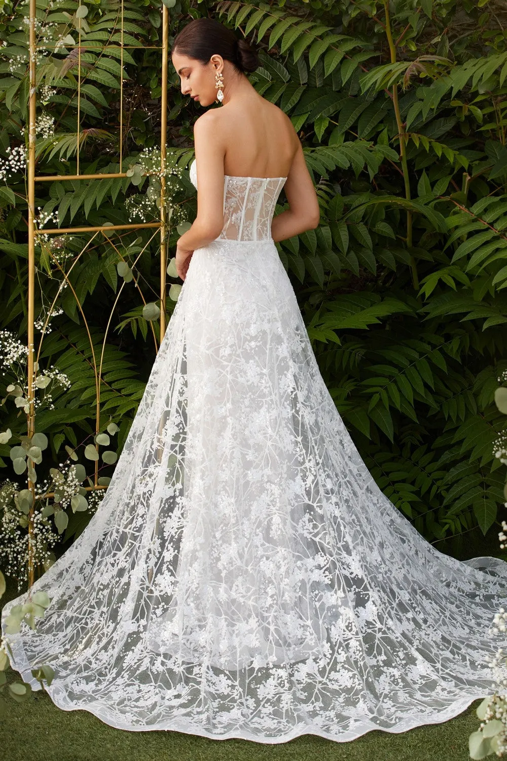 Melodie | Corset Dress w/ Floral Lace