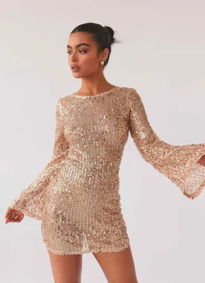Mesmerize Mini Dress - Glisten