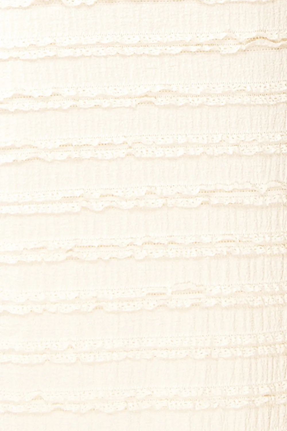 Tiffany | Long Ivory Fitted Dress w/ Lace